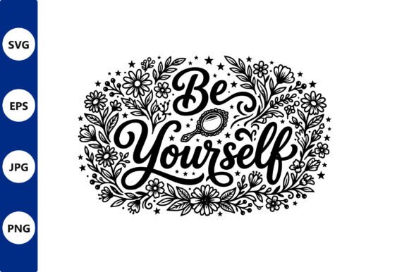 Be Yourself Floral Wreath