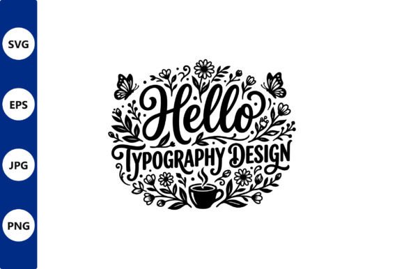 Bold Typography Design with Hello