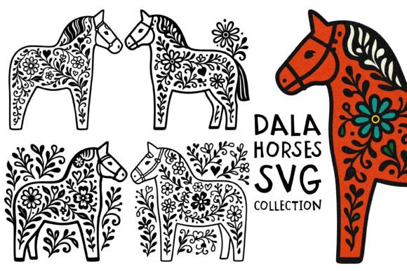 Dala Horse SVG Collection