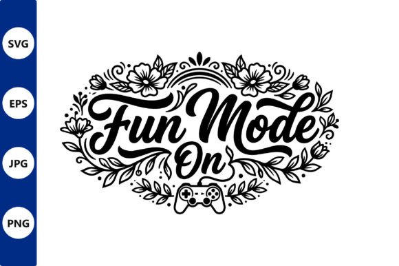 Fun Mode on Floral Vector