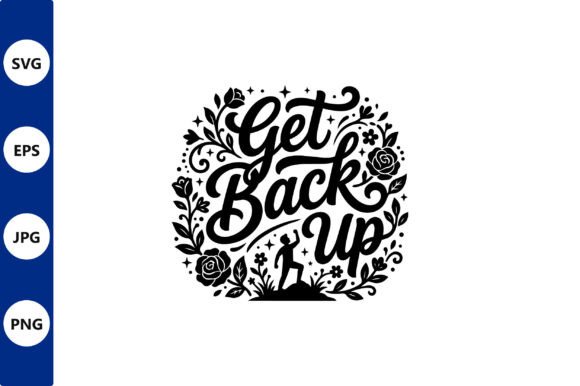 Get Back Up Floral Circle