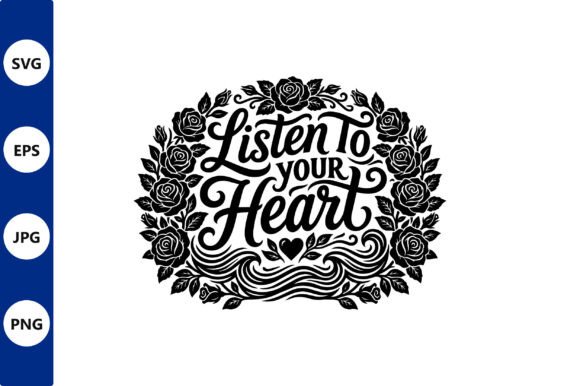 Listen to Your Heart Floral Circle