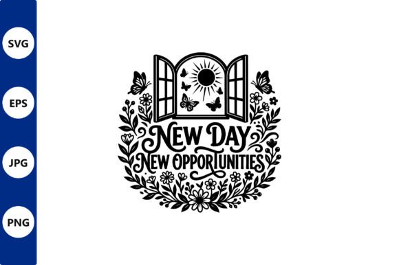 New Day Opportunities Vector Art