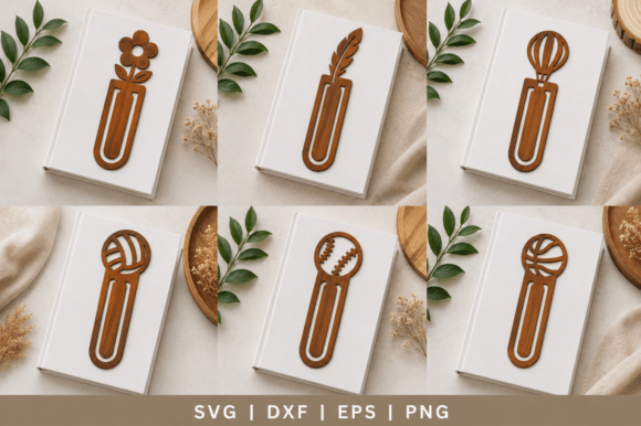Paper Clip Bookmark SVG Bundle